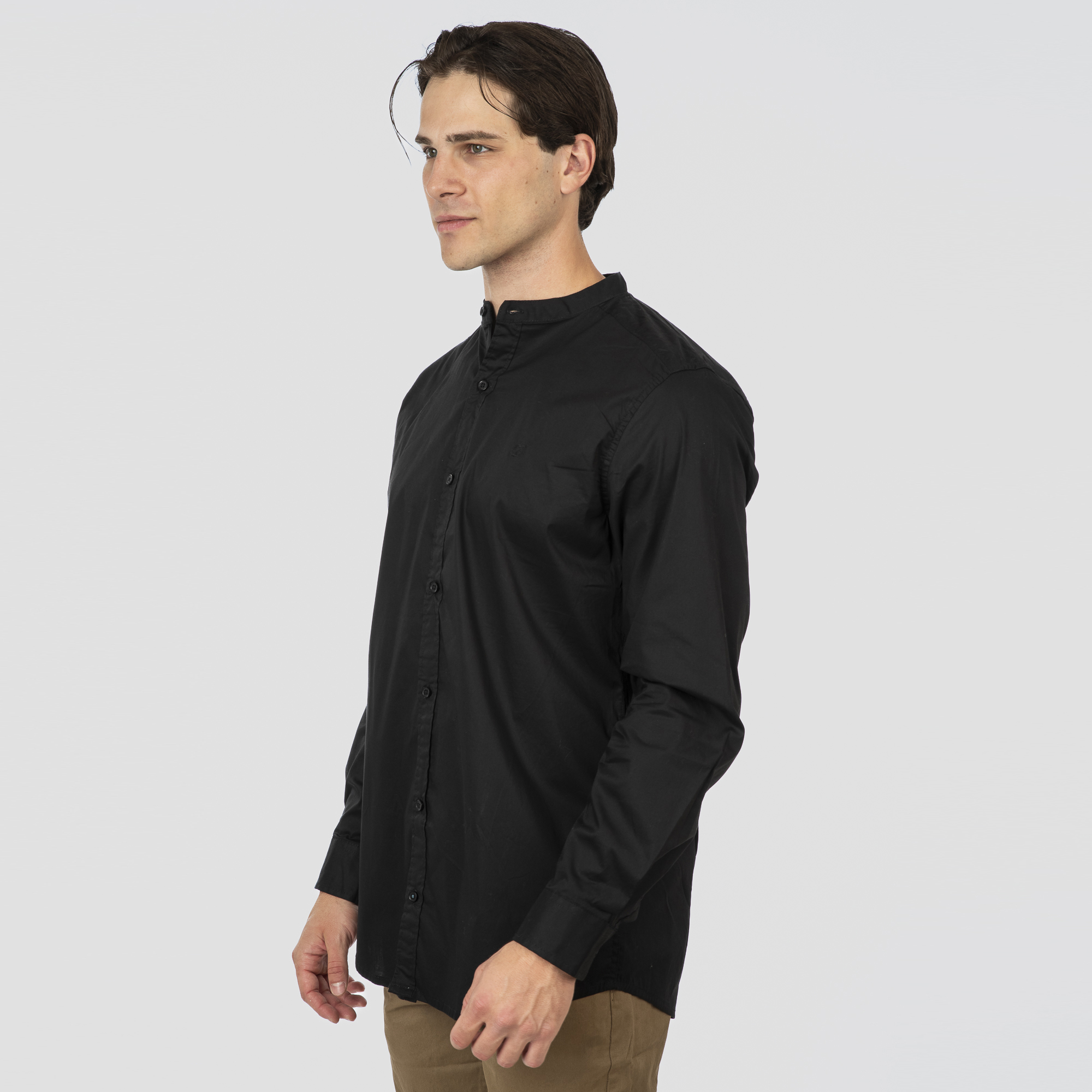 RFS-5136 NOS SHIRTS WITH MAO COLLAR BLACK - Image 2