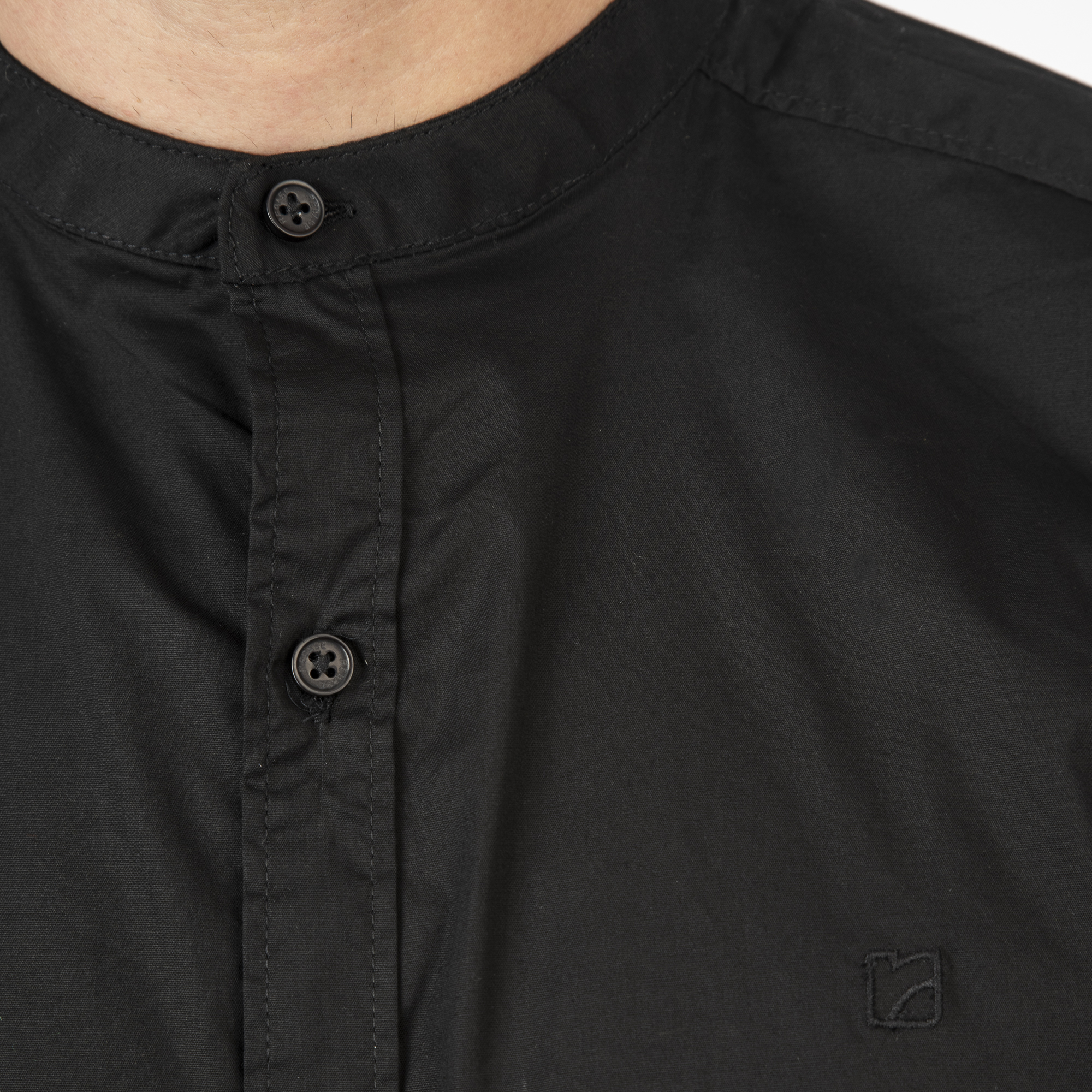 RFS-5136 NOS SHIRTS WITH MAO COLLAR BLACK - Image 4