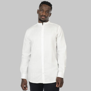 RFS-5136 NOS SHIRTS WITH MAO COLLAR WHITE