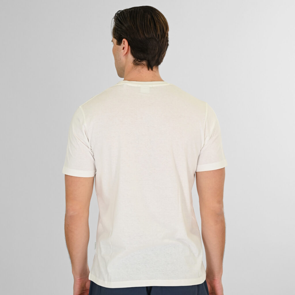 261RTS-9089 T-Shirts with High Density Print Off White