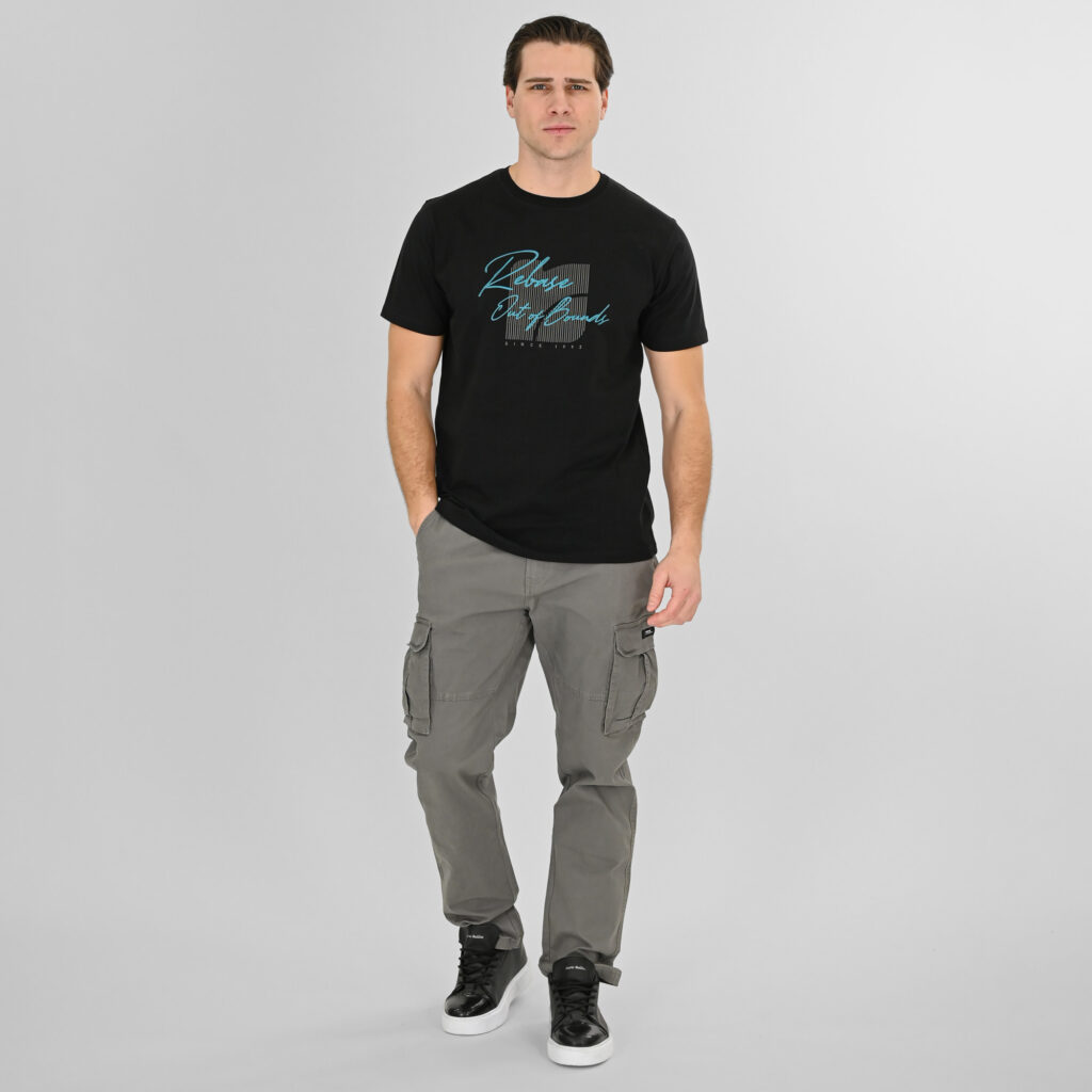 261RCCP-4086 Chinos Cargo Pants LT Charcoal