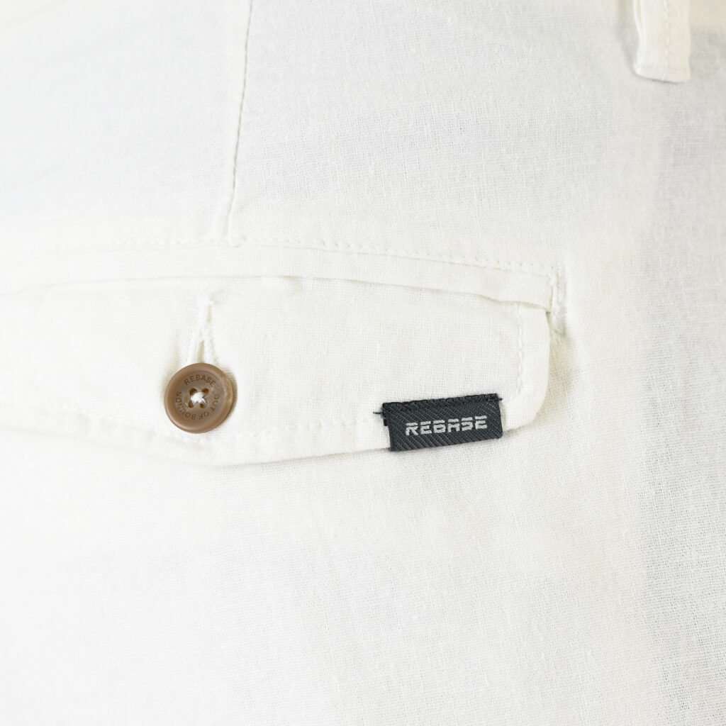 261RCP-4109 Chinos Linen Blend Pants Linen White