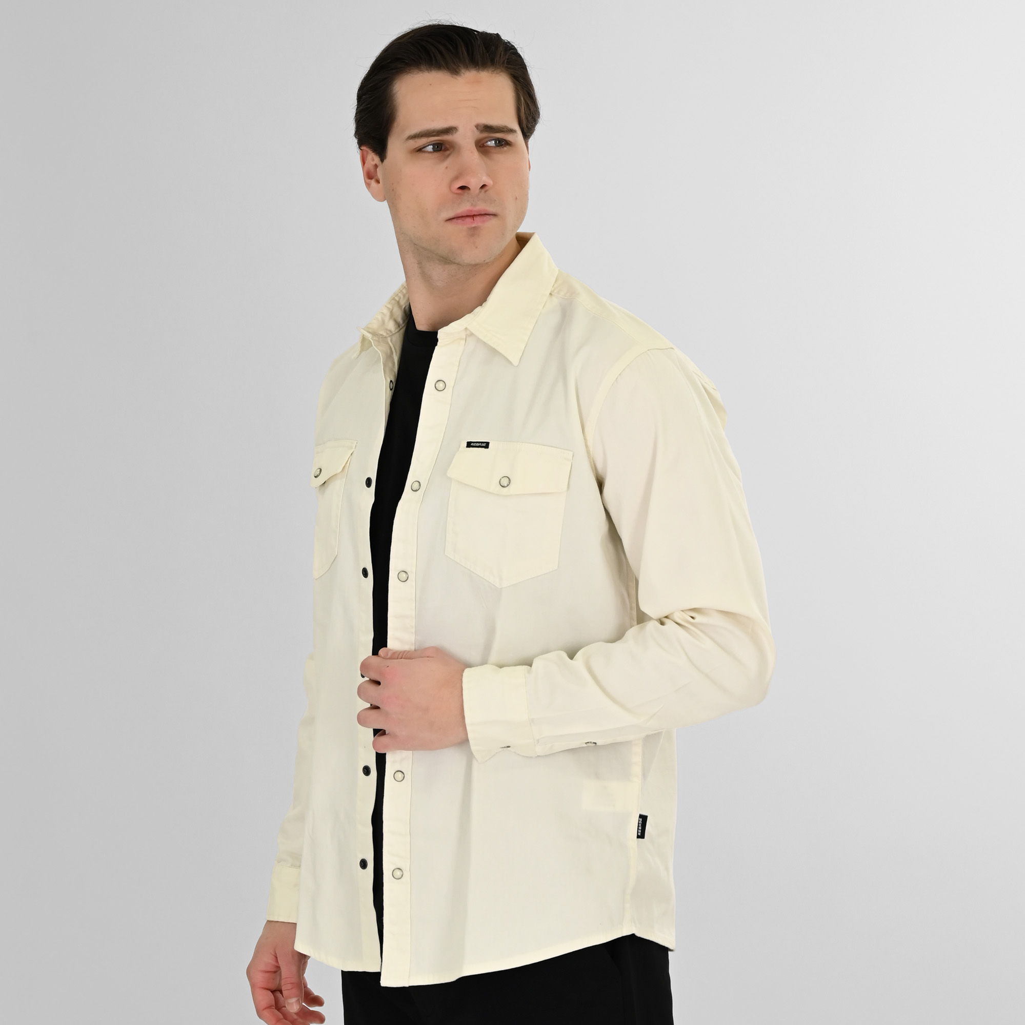 RGS-5109 NOS SHIRTS (DENIM LOOK) OFF WHITE - Image 3