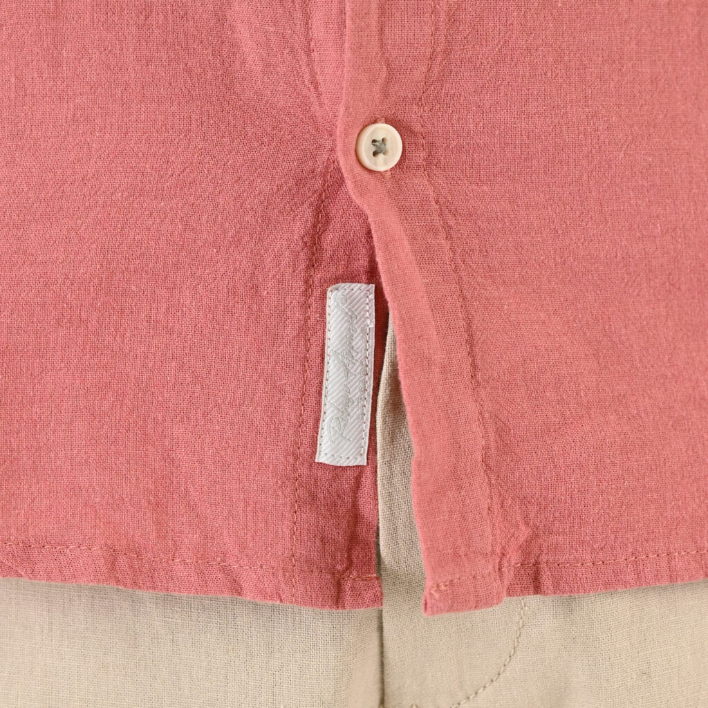 261RGS-5170/5170B Linen Shirts with Standard Collar and Long Sleeves Dusty Coral