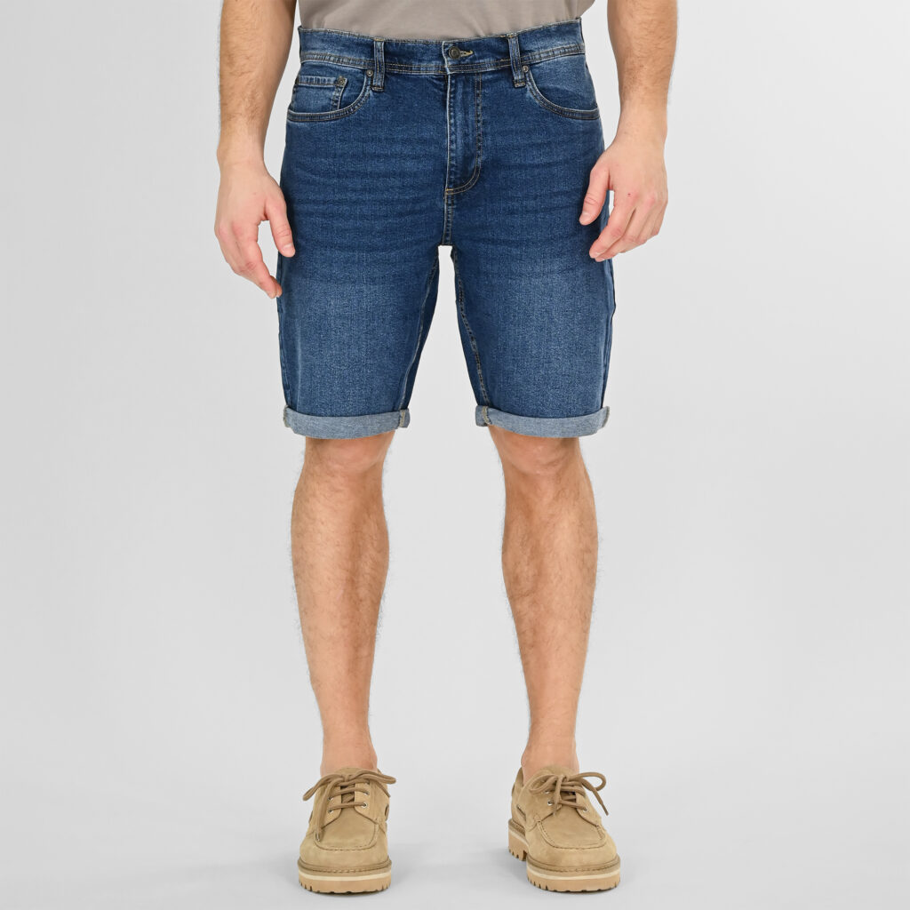 261RJS-7055 Denim Shorts (Relaxed Fit) MD Blue Denim