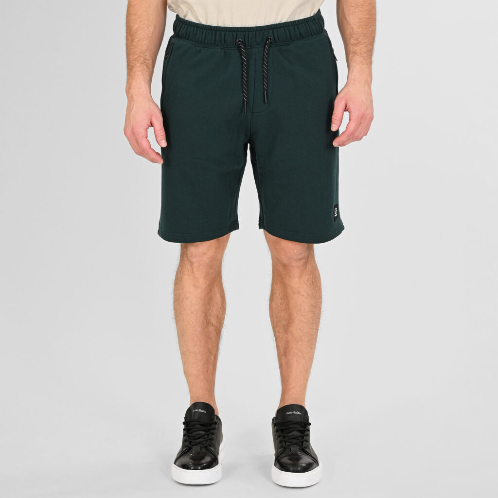 261RMS-6024 Shorts with Zippers at Pockets (Terry Fleece) Forest Green