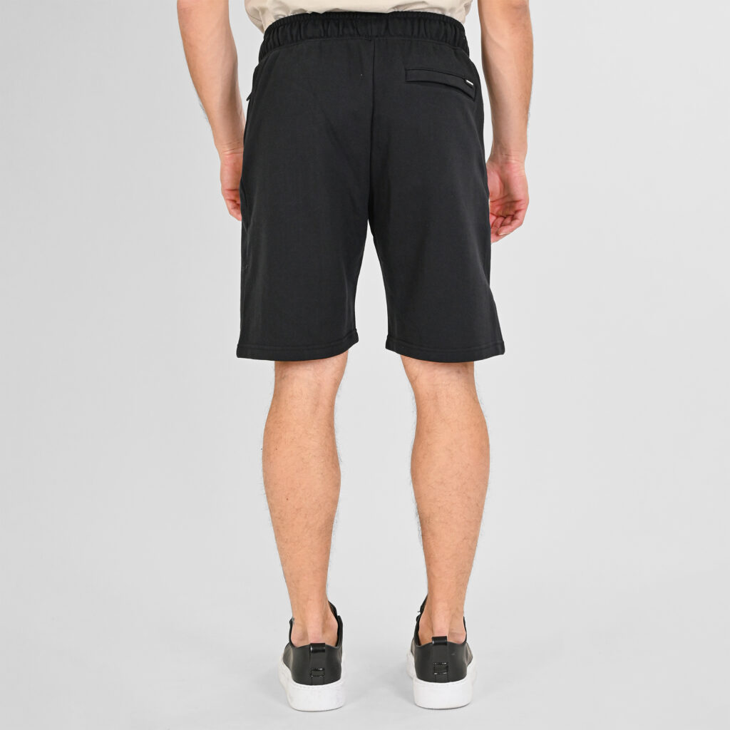 261RMS-6024 Shorts with Zippers at Pockets (Terry Fleece) Black
