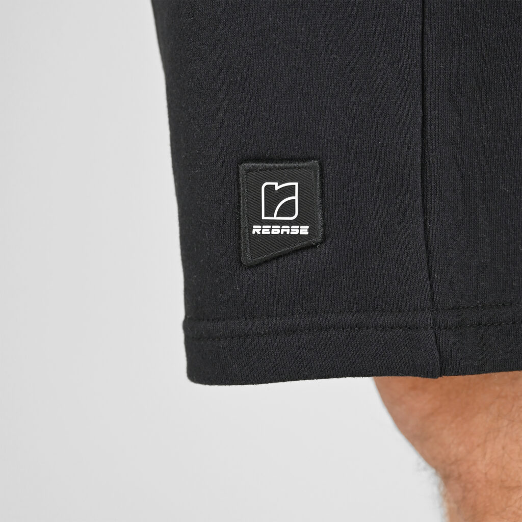 261RMS-6024 Shorts with Zippers at Pockets (Terry Fleece) Black