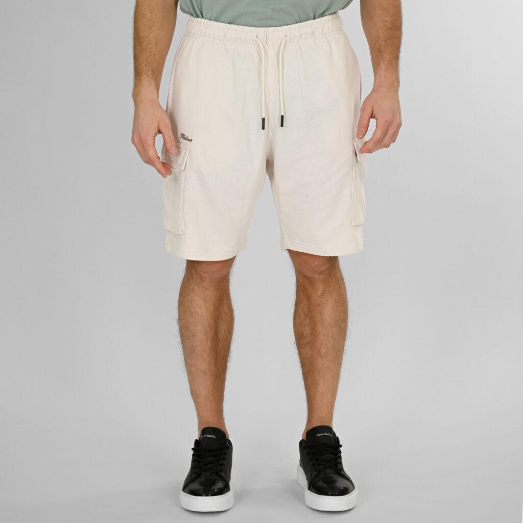 261RMS-6025 Shorts with Cargo Pockets (Terry Fleece) Off White
