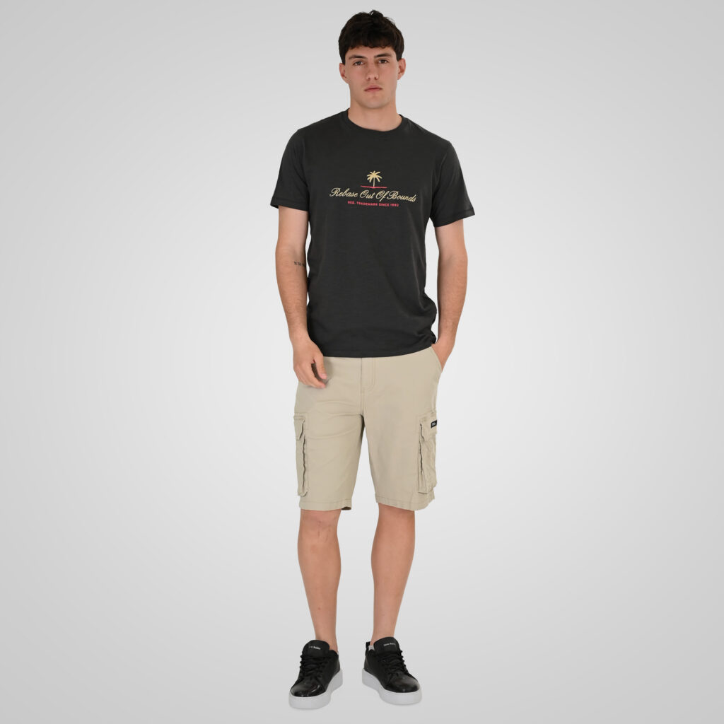261RMSHO-7030 Cargo Shorts Ice Grey