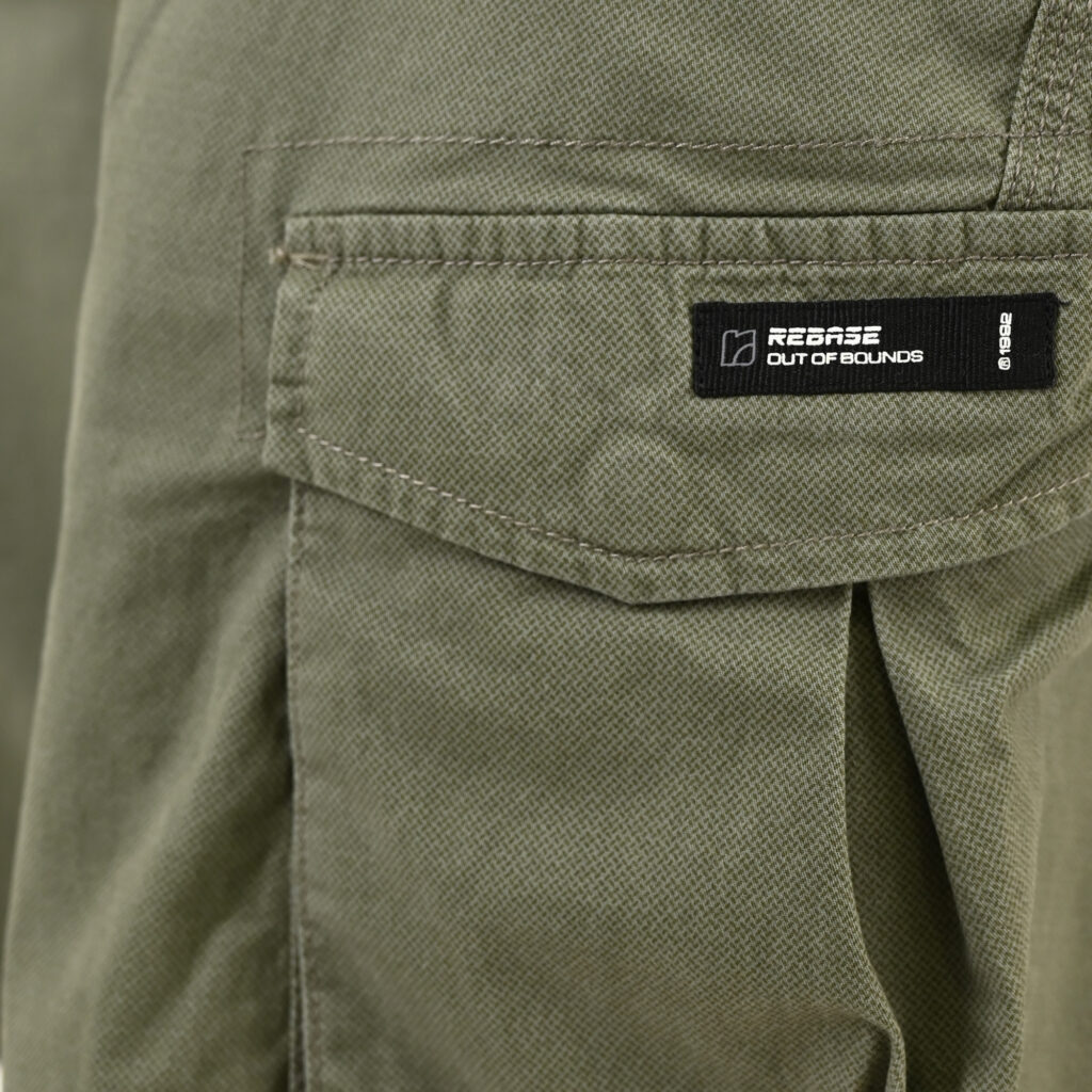 261RMSHO-7032 Cargo Shorts Patterned Print (AOP) Lt Olive