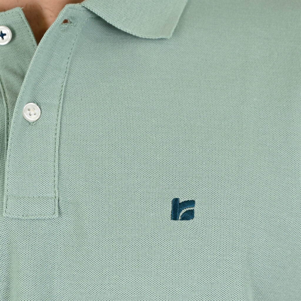261RPS-3032 Polo Pique Mineral Green