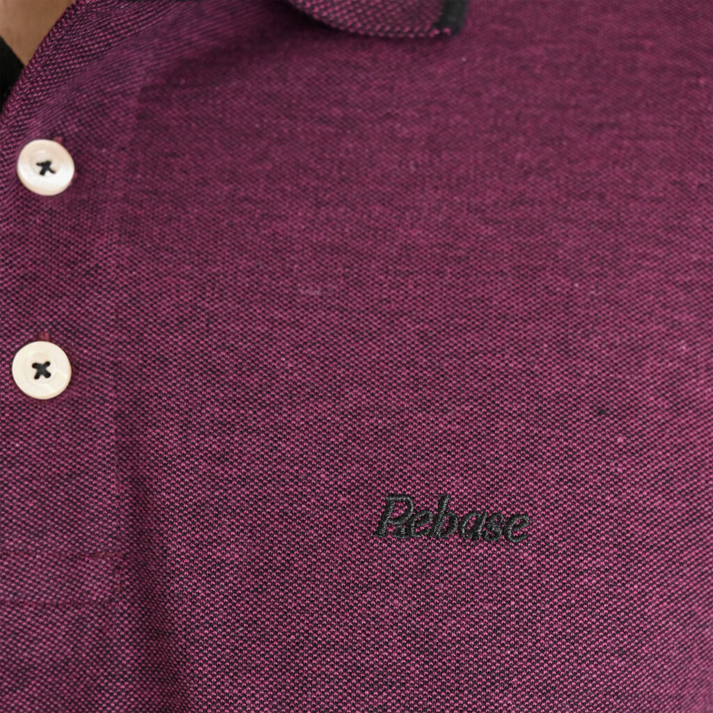 261RPS-3064 Polo Pique Melange Raspberry Melange