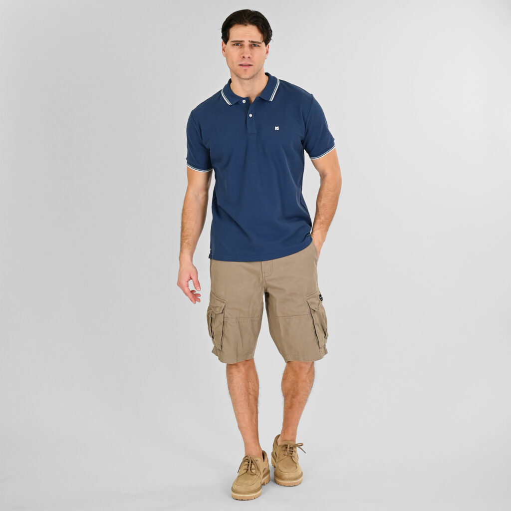 261RPS-3069 Polo Pique Indigo