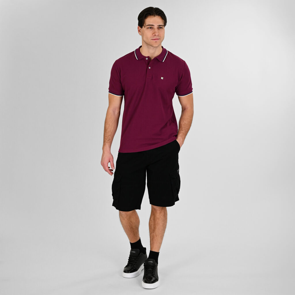 261RPS-3069 Polo Pique Magenta
