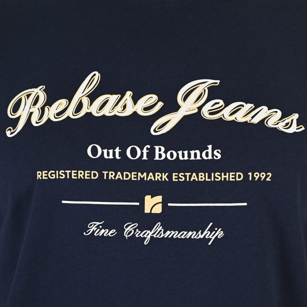261RTS-9093 T-Shirts with Print Navy