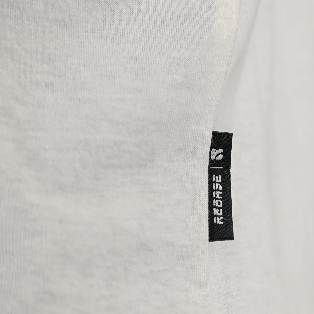 261RTS-9095 T-Shirts Front-Back Printed (Relaxed Fit) Off White