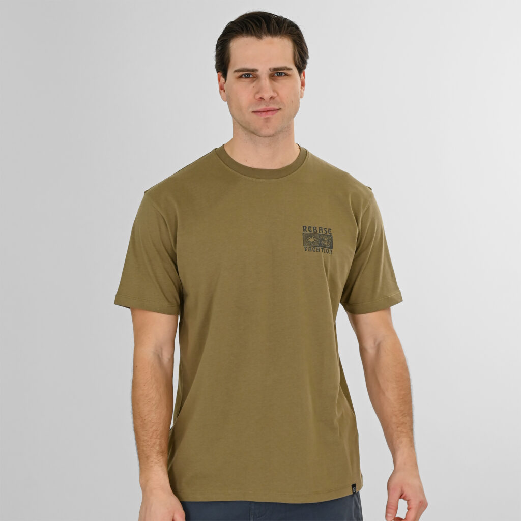 261RTS-9096 T-Shirts Front-Back Printed (Relaxed Fit) Papyrus