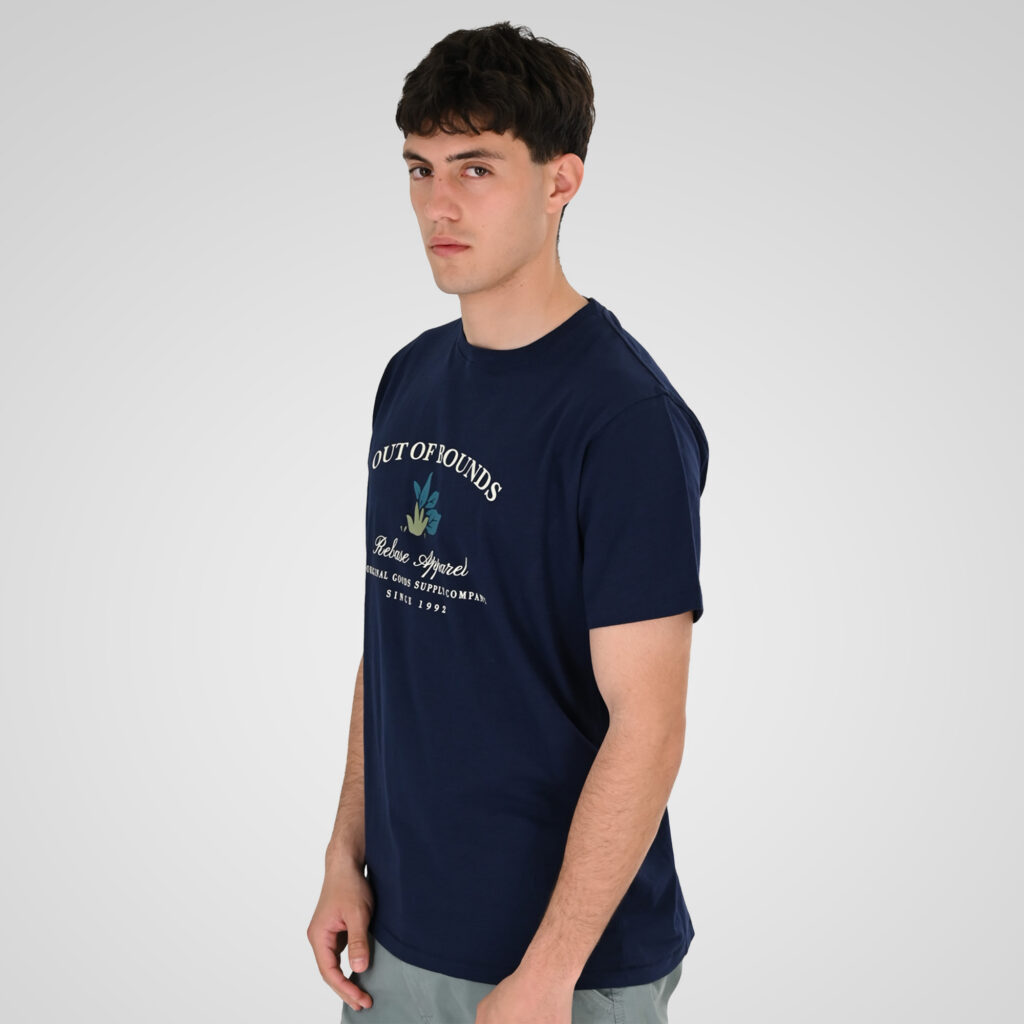 261RTS-9110 T-Shirts with Print DK Blue