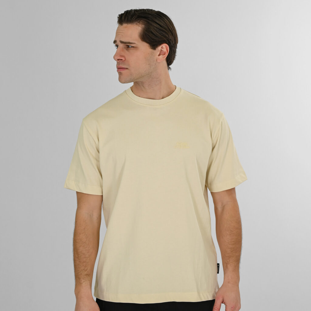 261RTS-9154 T-Shirts with Print (Heavy Jersey) (Relaxed Fit) Cream