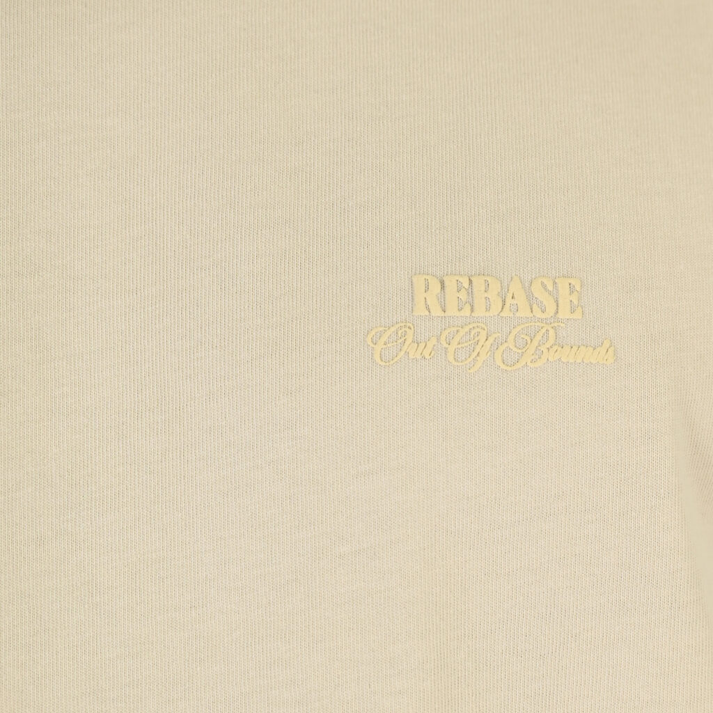 261RTS-9154 T-Shirts with Print (Heavy Jersey) (Relaxed Fit) Cream
