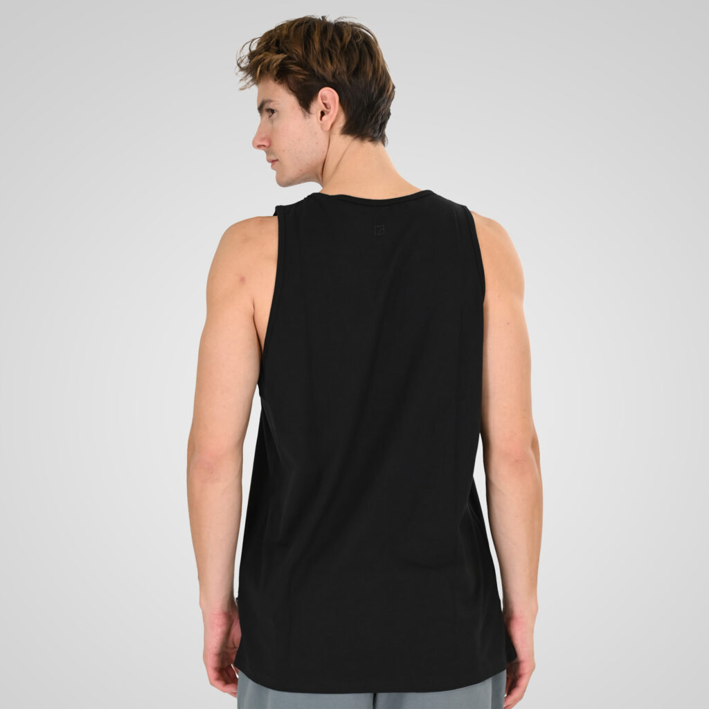 261RTSL-9106 T-Shirts Sleeveless with High Density Print Black