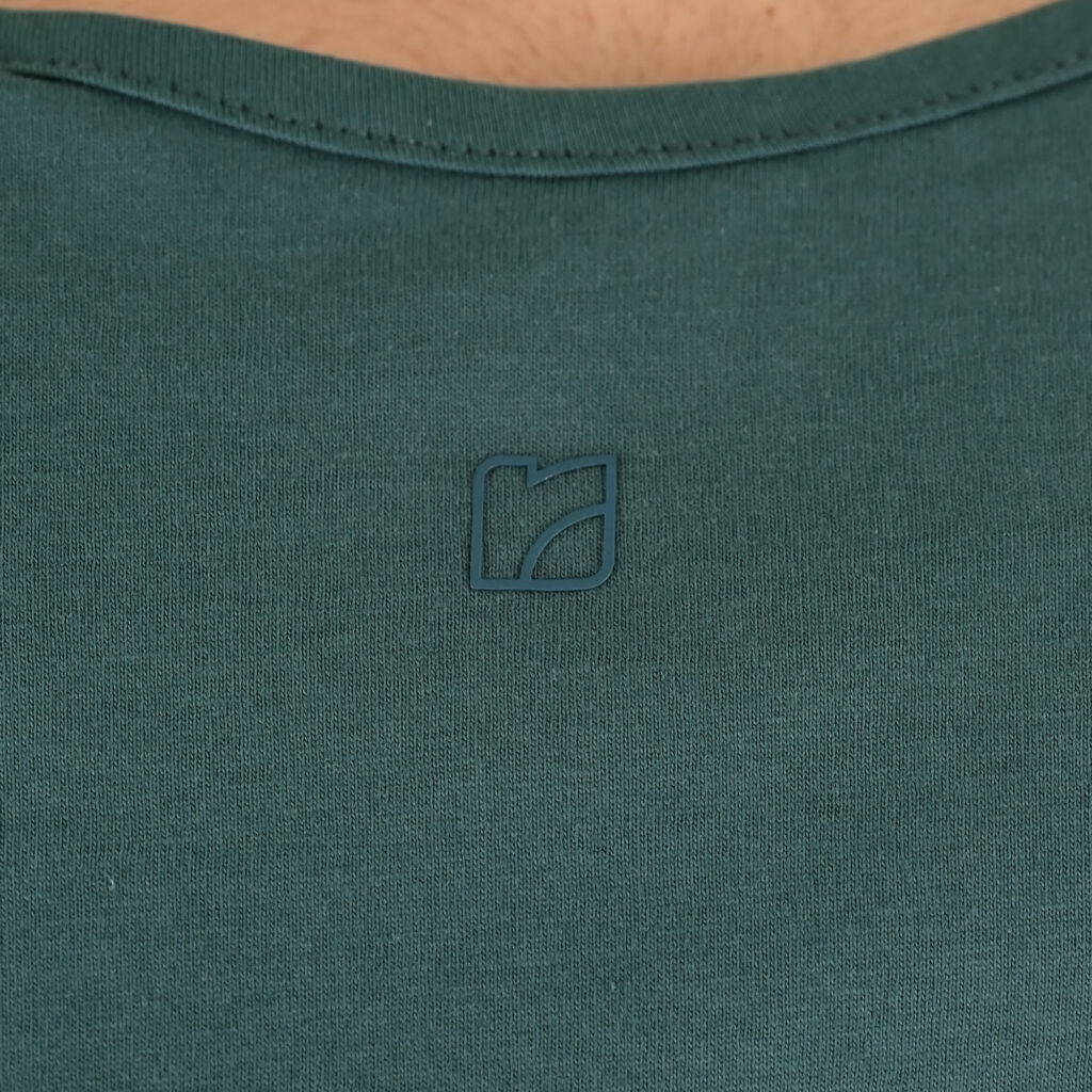 261RTSL-9106 T-Shirts Sleeveless with High Density Print Pesto