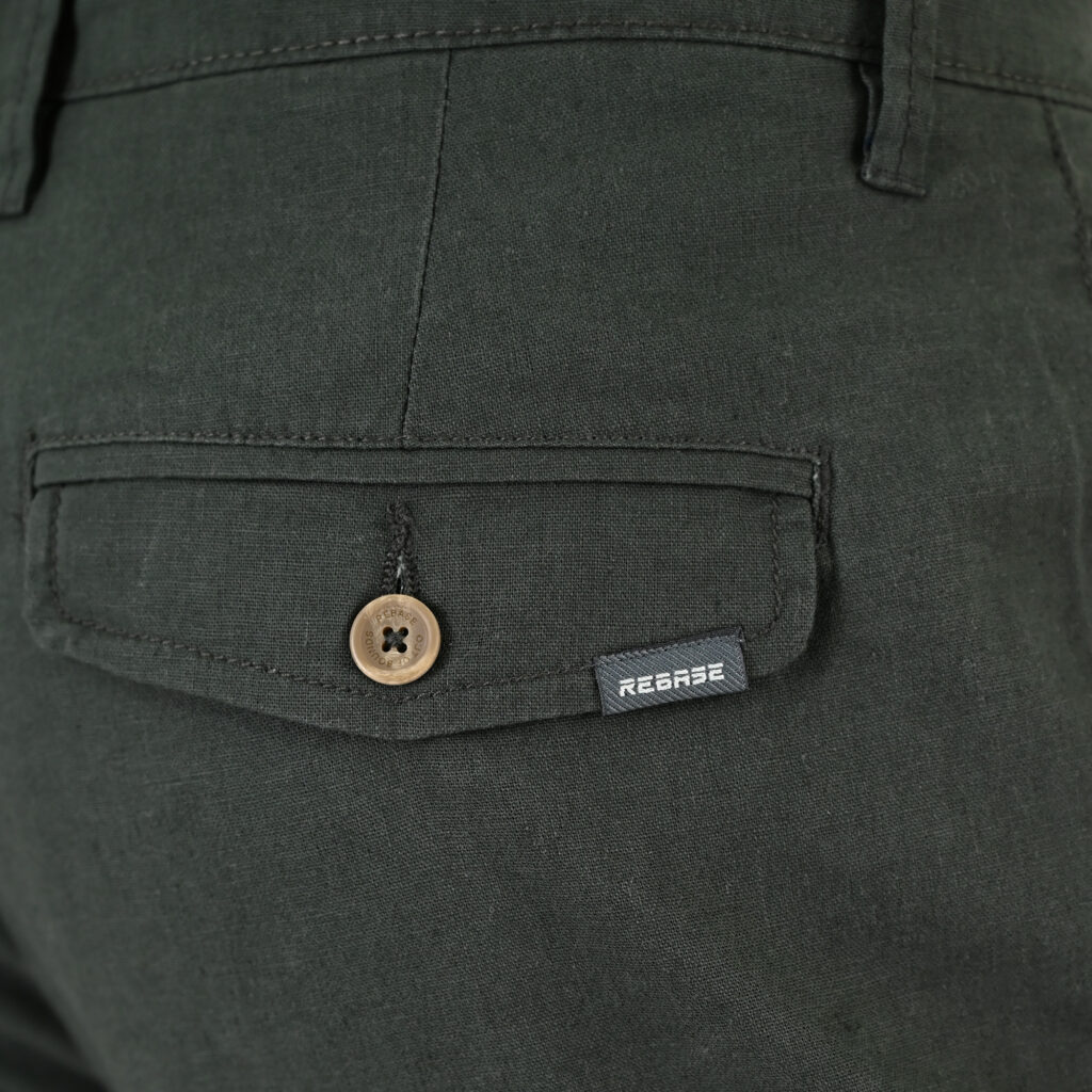 261RCP-4109 Chinos Linen Blend Pants Midnight Moss