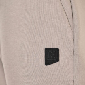 262RPAN-6050 JOGGER PANTS WITH ELASTIC WAISTBAND AND HEM (INTERLOCK) SMOKE BEIGE - Image 5