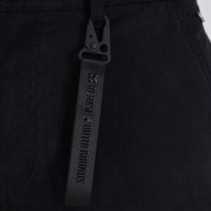 262RCCP-4110 CARGO PANTS WITH ELASTIC TAPE ON HEM BLACK - Image 5