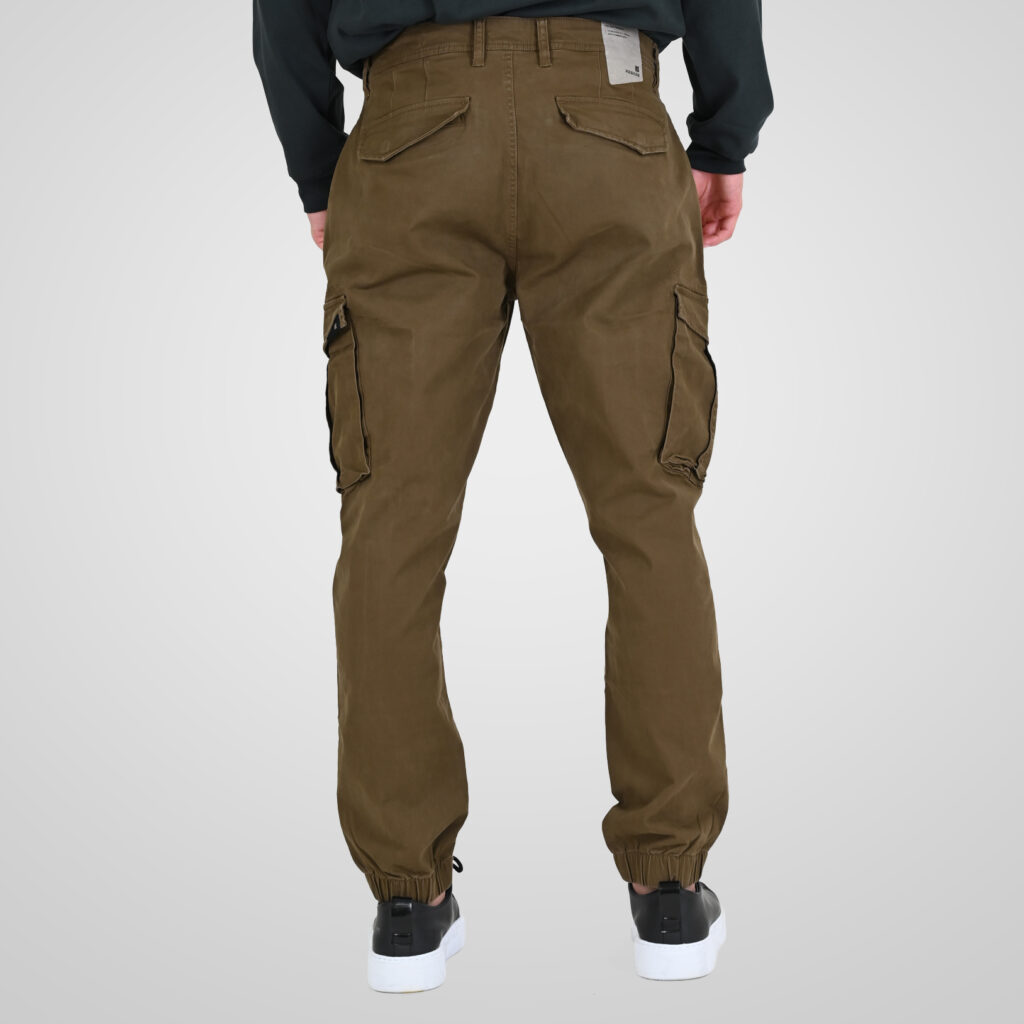 262RCCP-4110 CARGO PANTS WITH ELASTIC TAPE ON HEM CIGAR