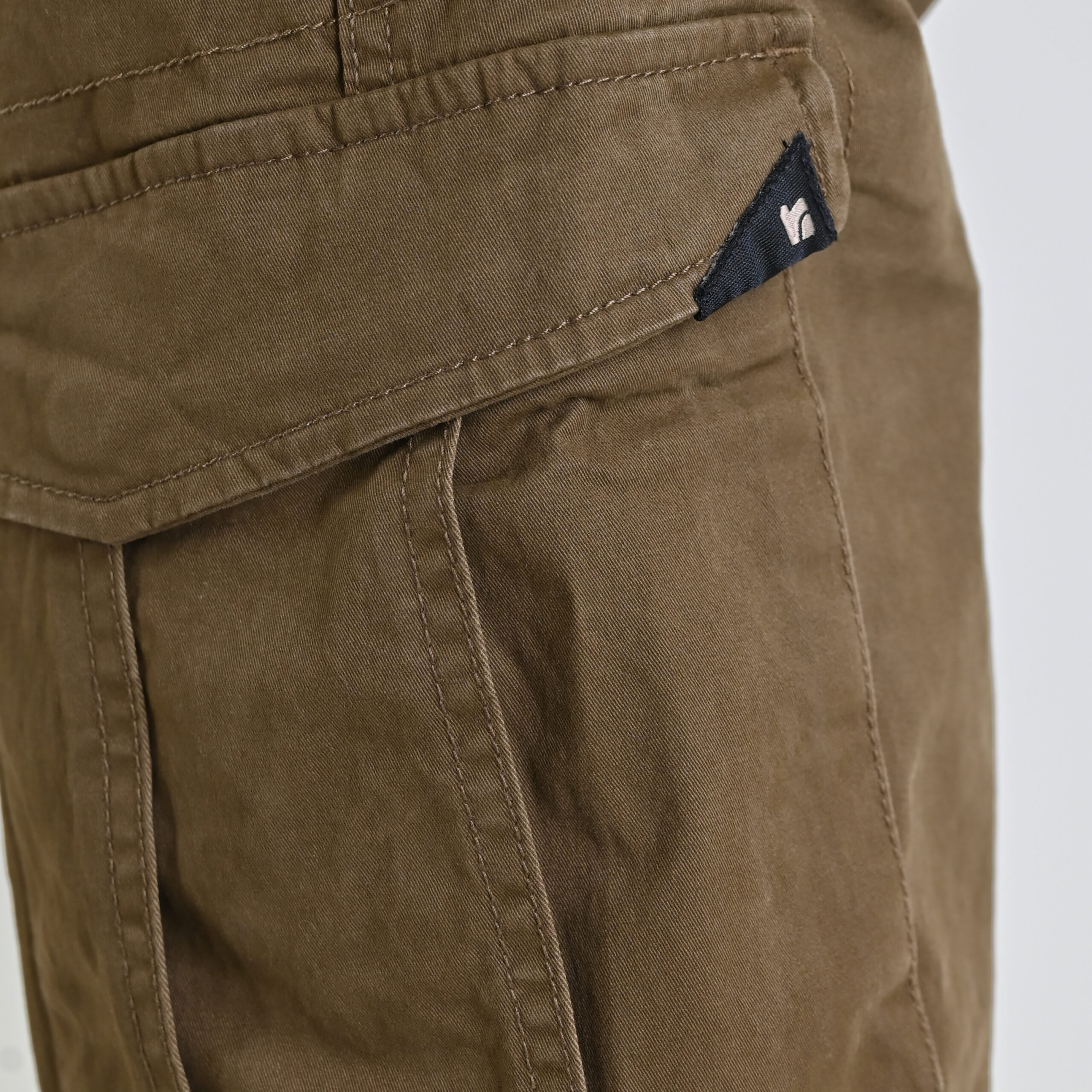 262RCCP-4110 CARGO PANTS WITH ELASTIC TAPE ON HEM CIGAR - Image 7