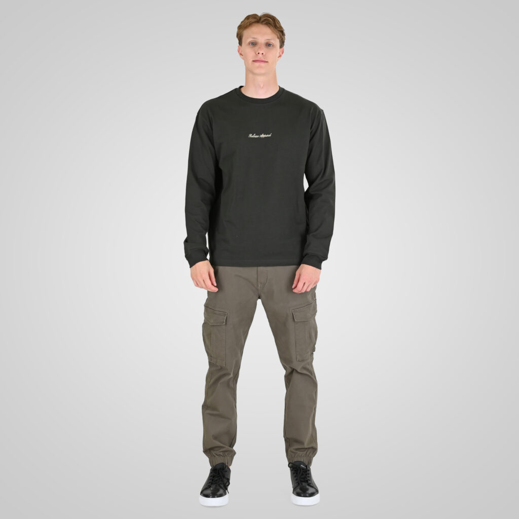 262RCCP-4110 CARGO PANTS WITH ELASTIC TAPE ON HEM FOG