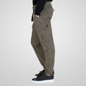 262RCCP-4110 CARGO PANTS WITH ELASTIC TAPE ON HEM FOG - Image 3