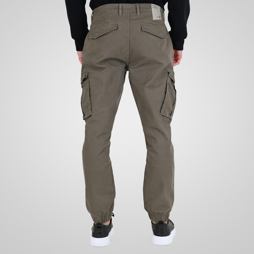 262RCCP-4110 CARGO PANTS WITH ELASTIC TAPE ON HEM FOG