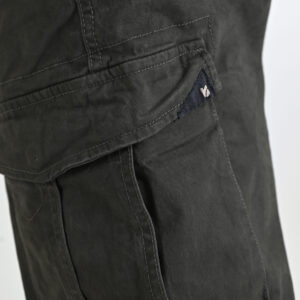 262RCCP-4110 CARGO PANTS WITH ELASTIC TAPE ON HEM DK KHAKI - Image 7
