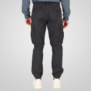 262RCCP-4139 CARGO PANTS WITH ELASTIC WAISTBAND AND HEM ANTHARCITE - Image 4