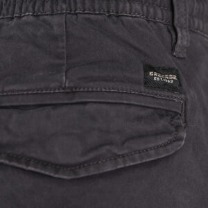 262RCCP-4139 CARGO PANTS WITH ELASTIC WAISTBAND AND HEM ANTHARCITE - Image 6