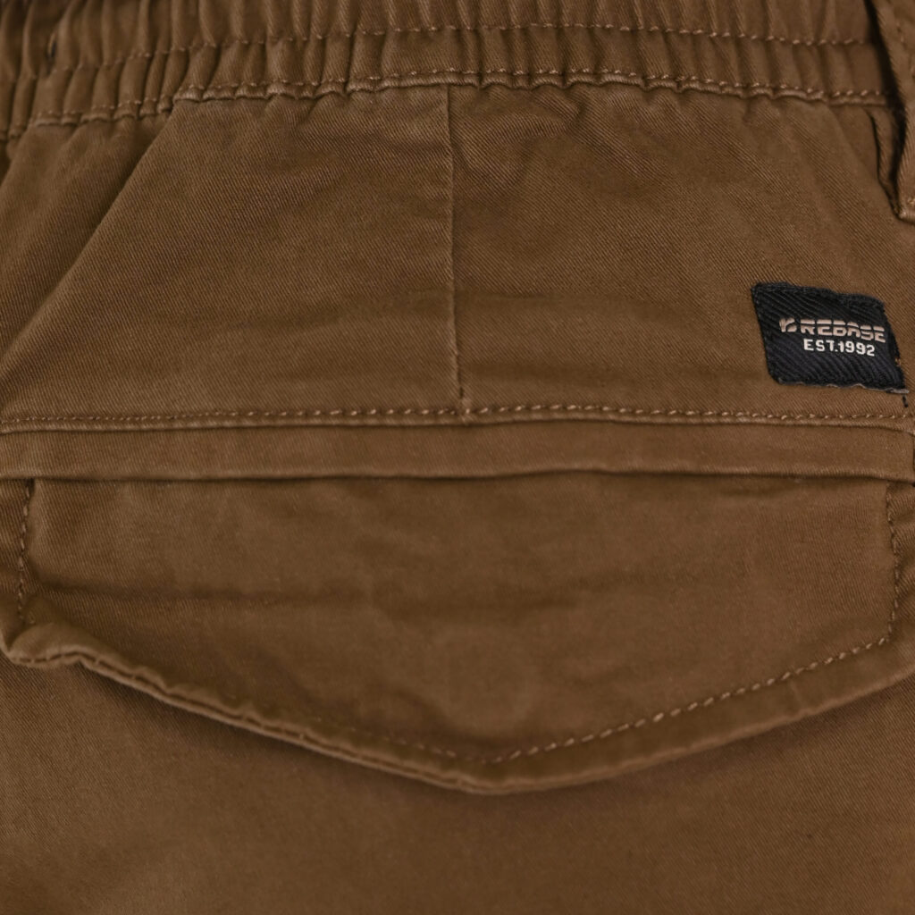 262RCCP-4139 CARGO PANTS WITH ELASTIC WAISTBAND AND HEM CIGAR