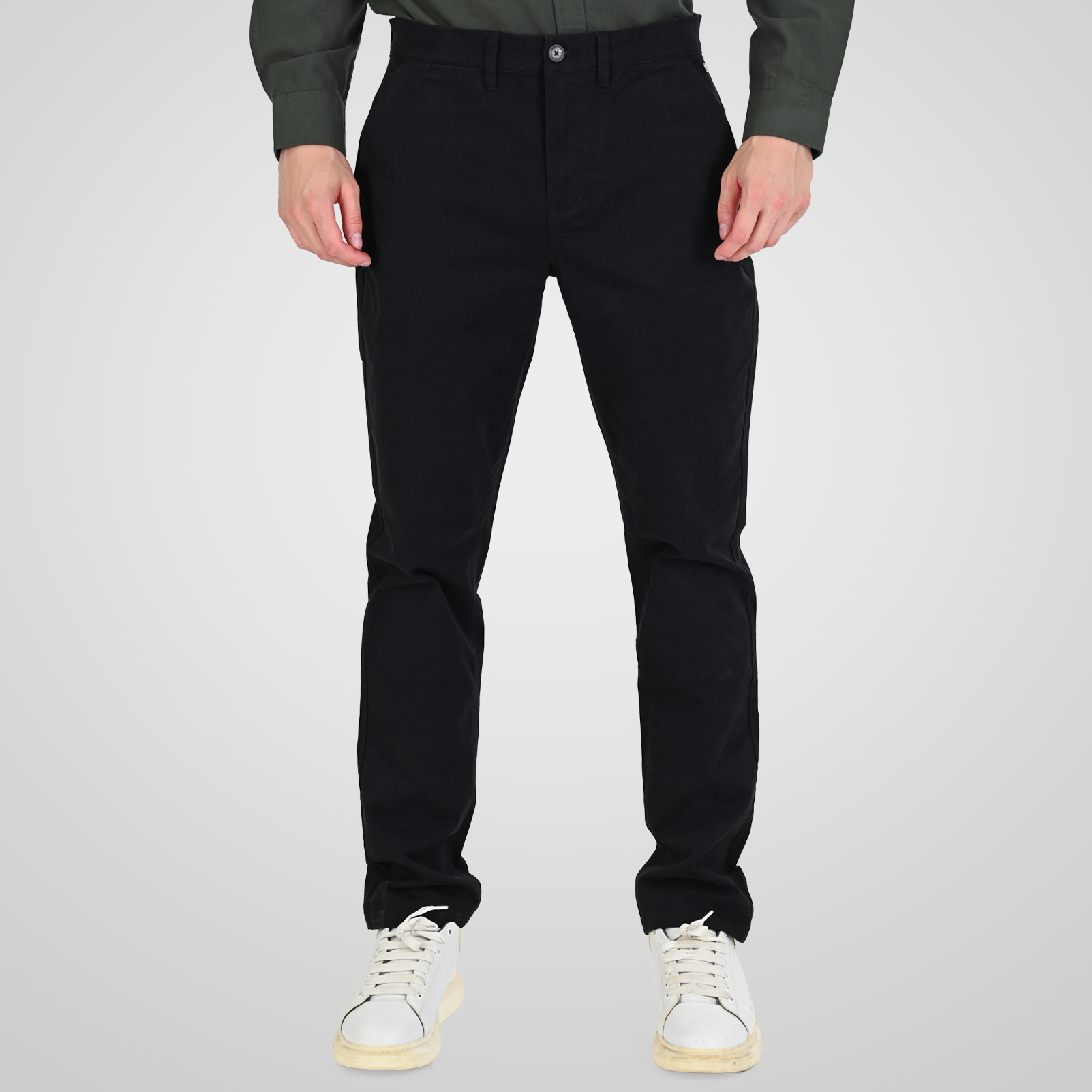 262RCP-4113 CHINOS PANTS BLACK - Image 1
