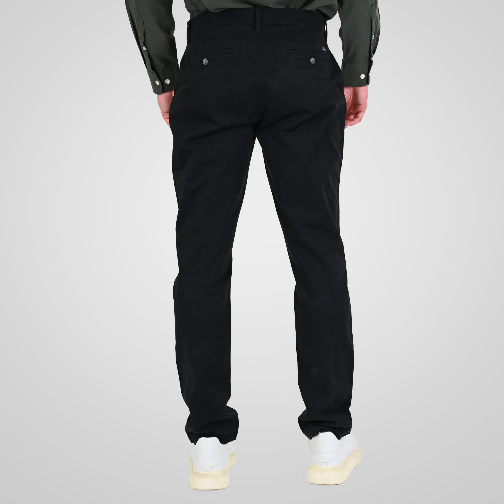262RCP-4113 CHINOS PANTS BLACK - Image 4