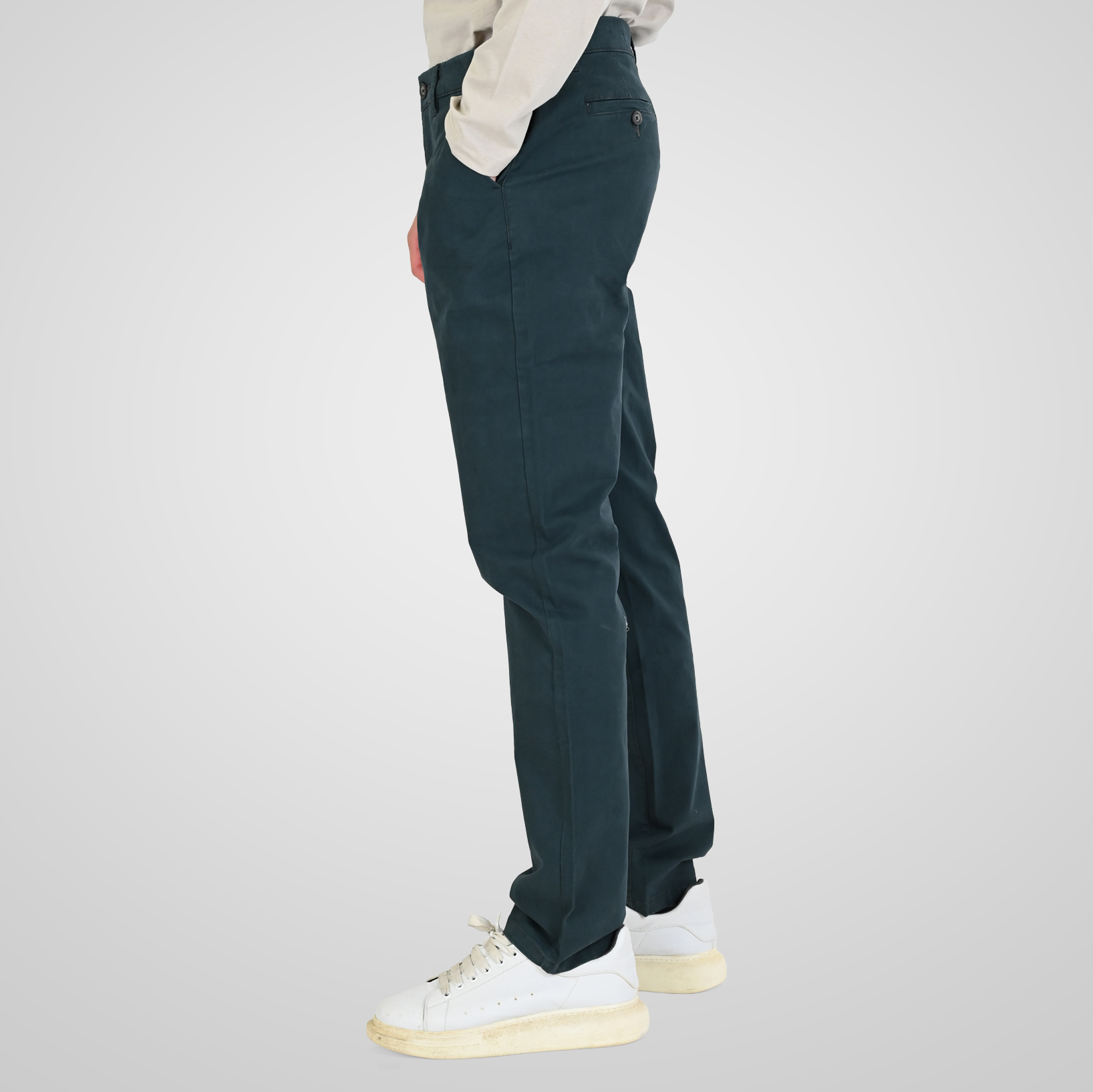 262RCP-4113 CHINOS PANTS DEEP FOREST - Image 3