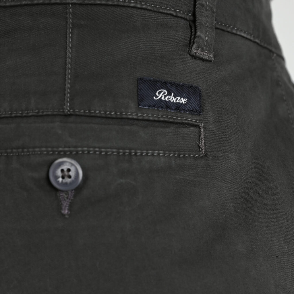 262RCP-4113 CHINOS PANTS DK KHAKI