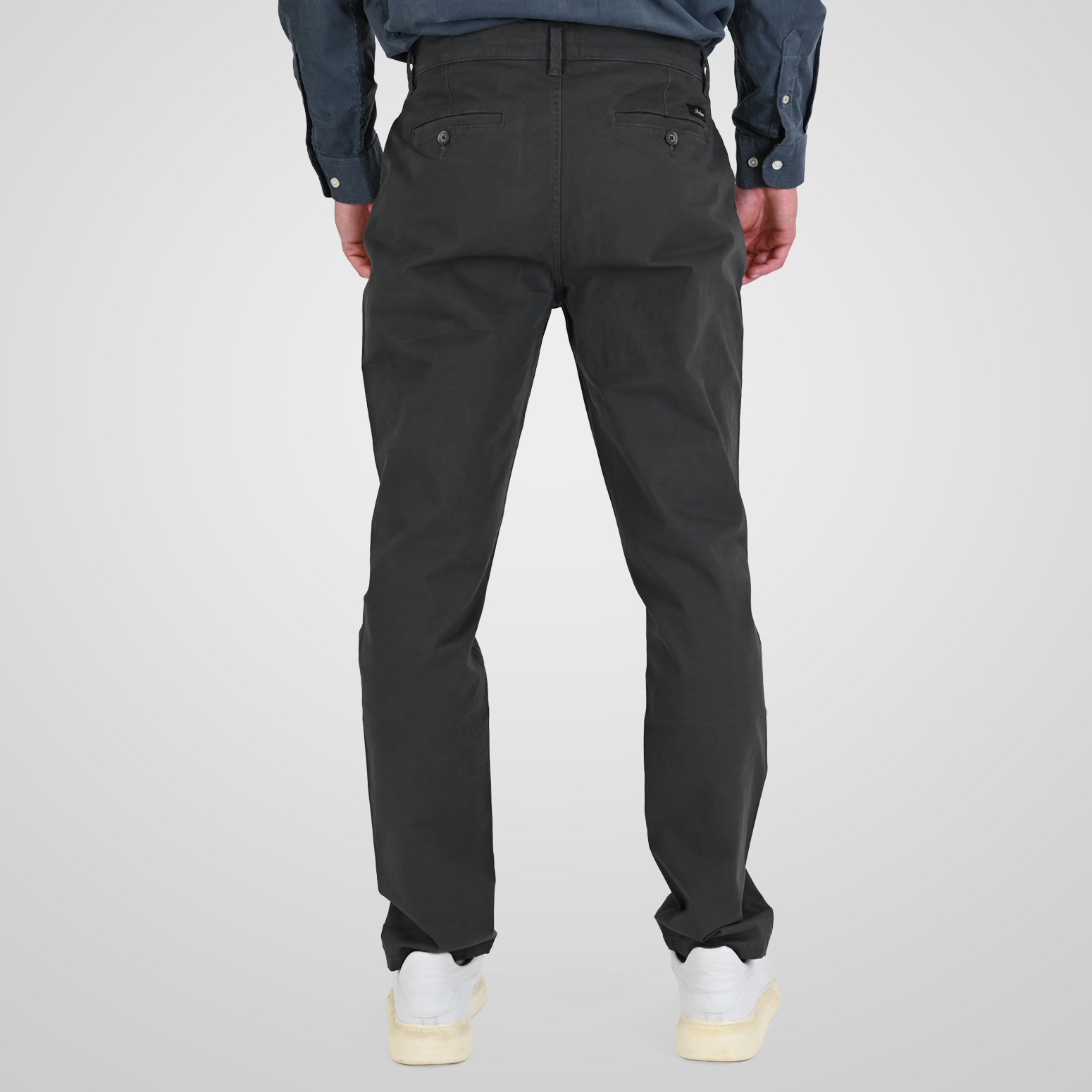 262RCP-4113 CHINOS PANTS SMOKE GREY - Image 4