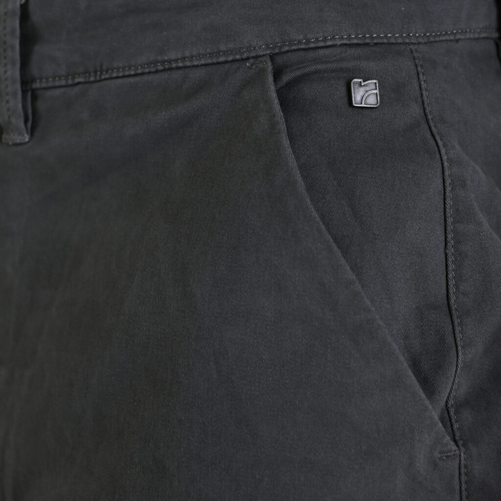 262RCP-4113 CHINOS PANTS SMOKE GREY