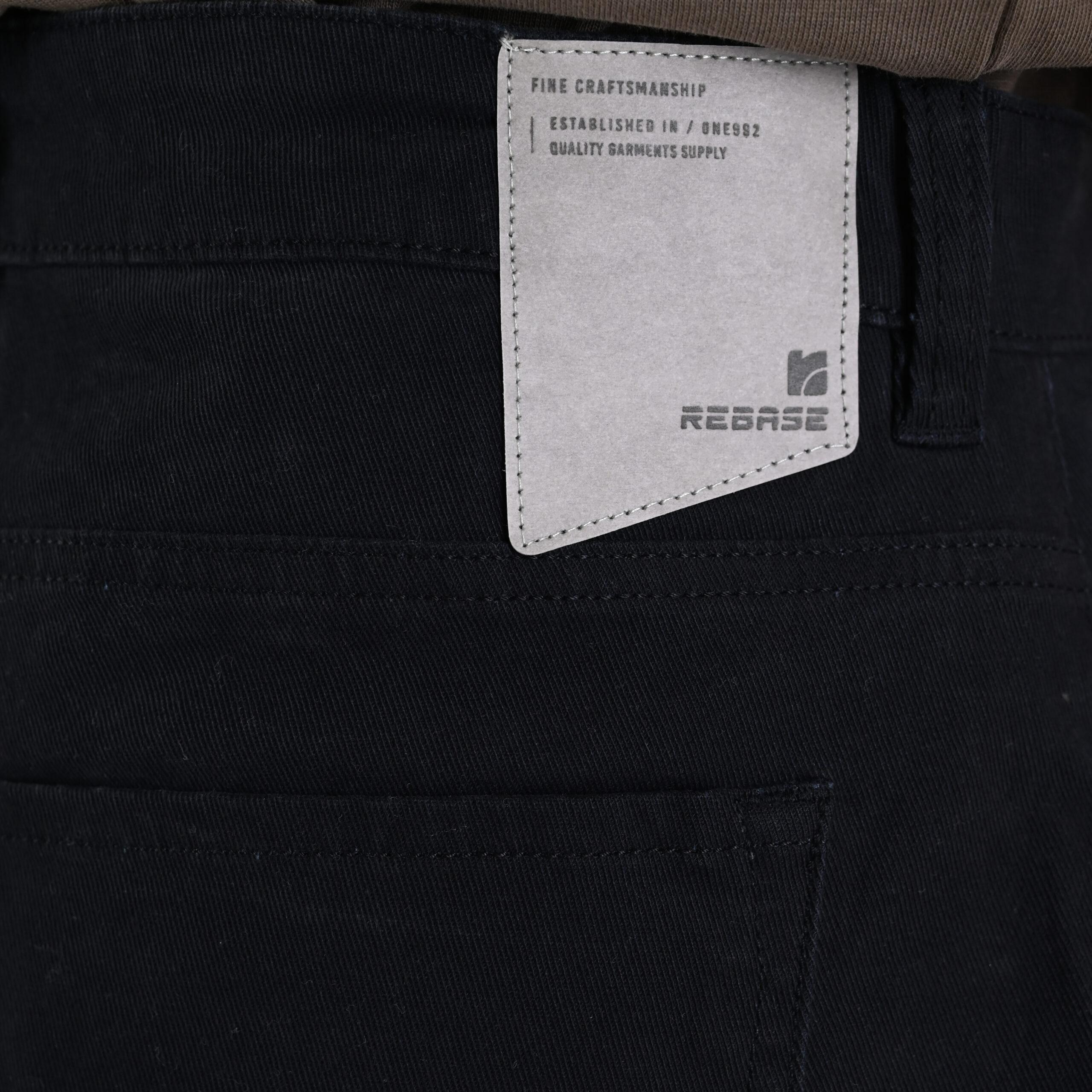 262RFP-4116 PANTS FIVE POCKET (TWILL FABRIC) BLACK - Image 5
