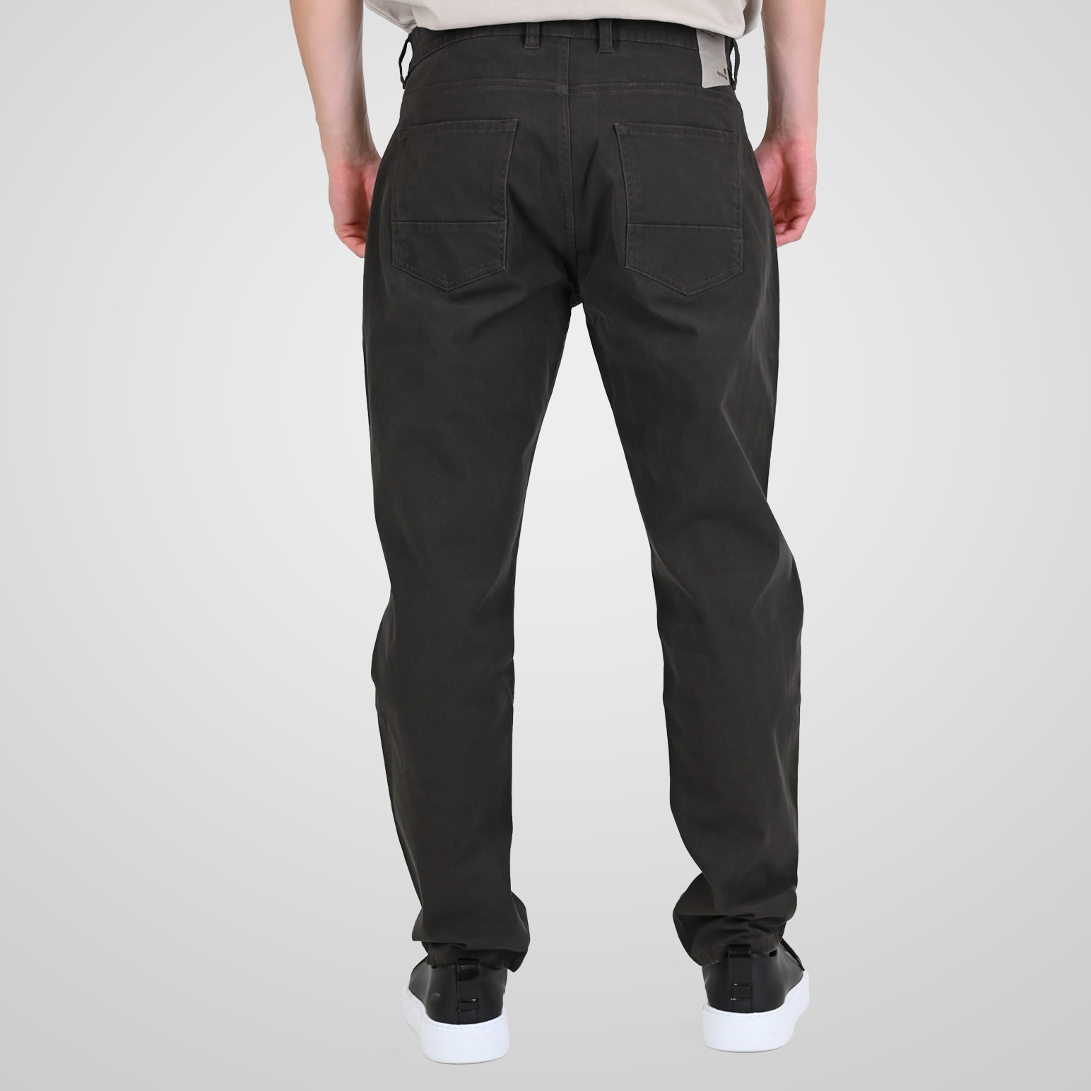 262RFP-4116 PANTS FIVE POCKET (TWILL FABRIC) SHADOW GREY - Image 4