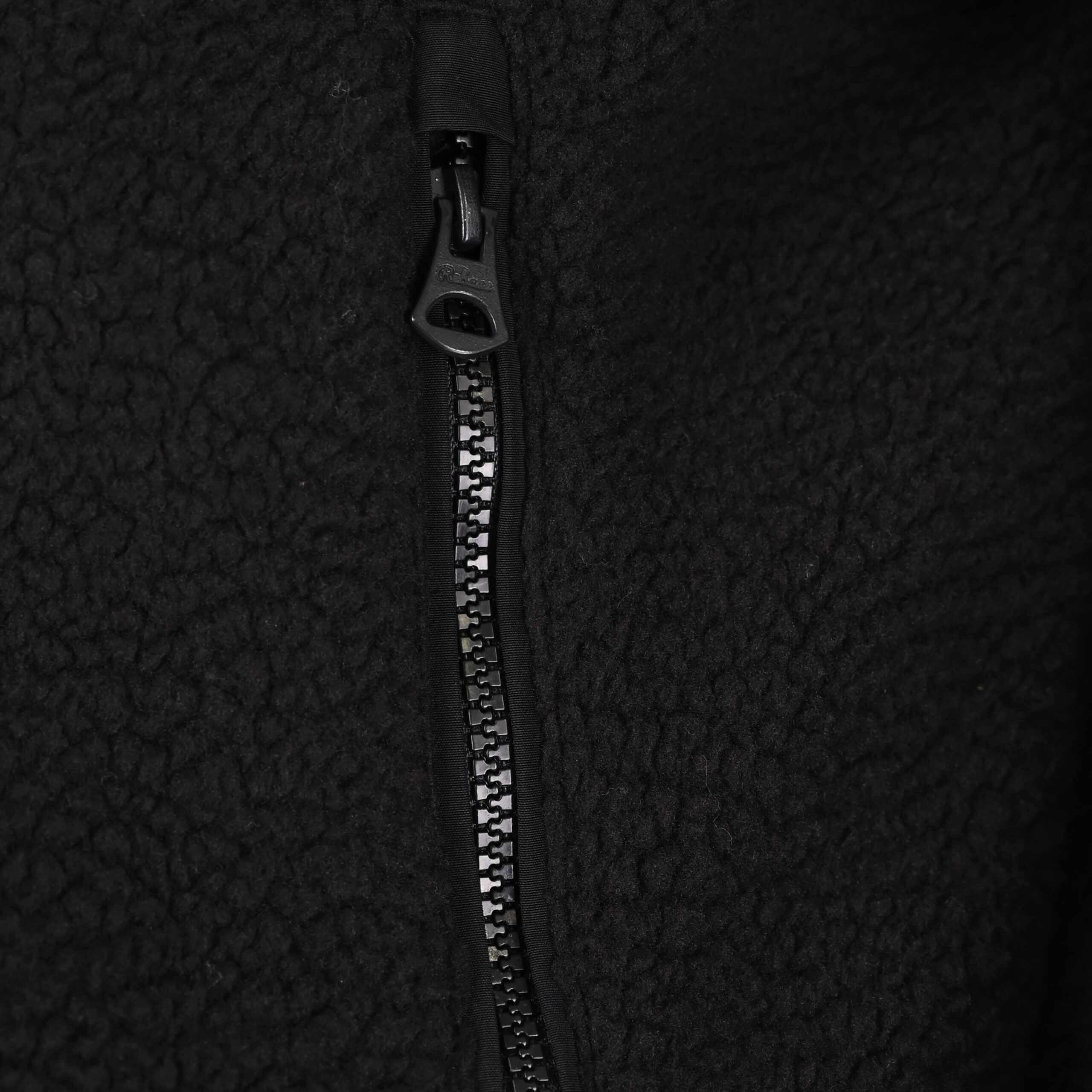 262RFT-7080 SHERPA FULL ZIP WITH PATCH CHEST POCKET BLACK - Image 7