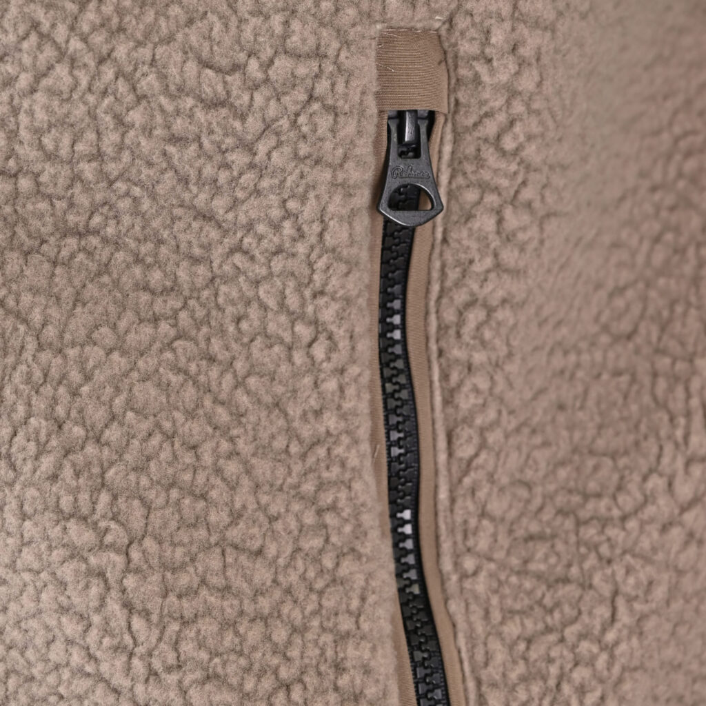 262RFT-7080 SHERPA FULL ZIP WITH PATCH CHEST POCKET TAUPE