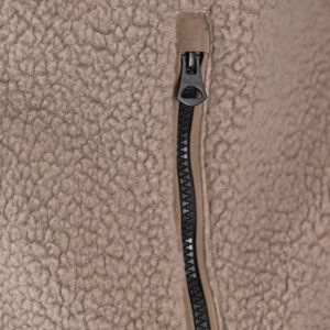 262RFT-7080 SHERPA FULL ZIP WITH PATCH CHEST POCKET TAUPE - Image 6